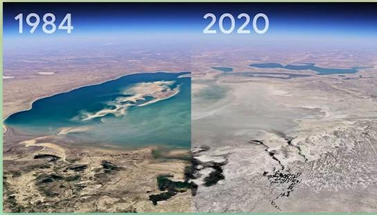 climate change comparison image